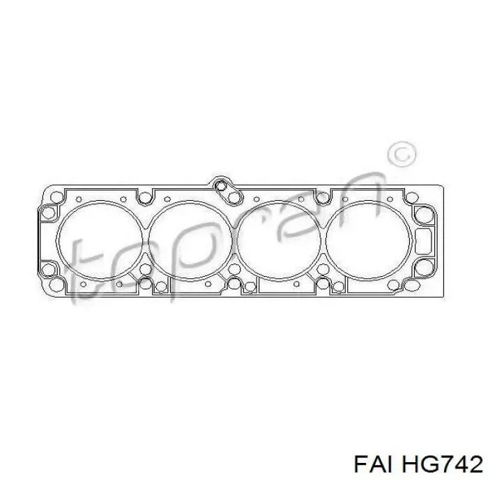 Junta de culata HG742 FAI