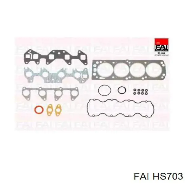 Верхний комплект прокладок двигателя HS703 FAI