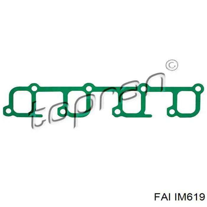 Junta, colector de admisión IM619 FAI