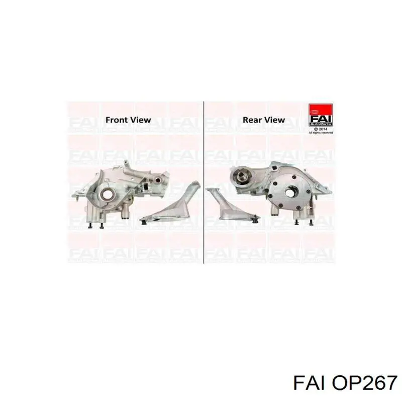 Помпа масляная FAI OP267 цена, от 185.03 USD