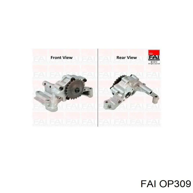 Помпа масляная FAI OP309 цена, от 64.24 USD