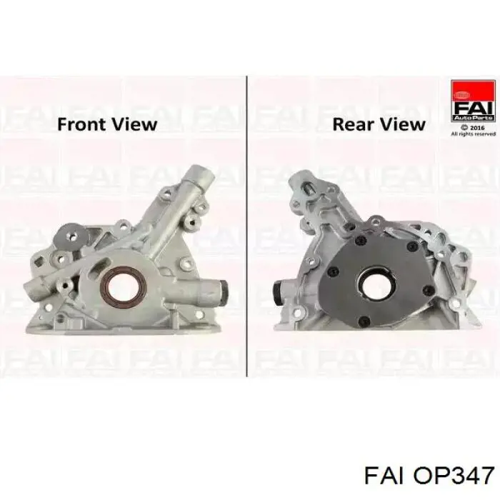 Помпа масляная FAI OP347 цена, от 65.67 USD