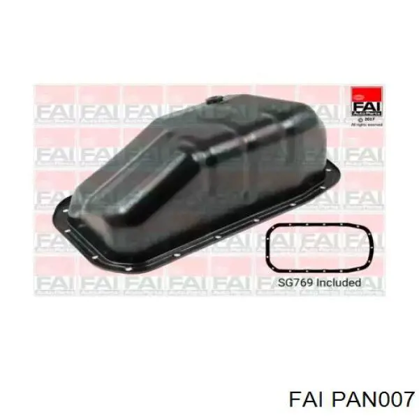 PAN007 FAI поддон масляный картера двигателя