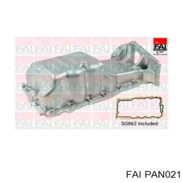 PAN021 FAI поддон масляный картера двигателя