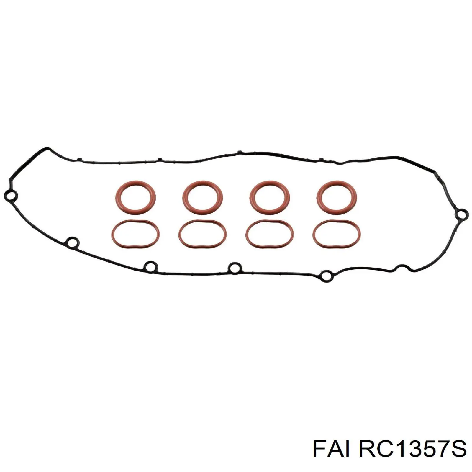 Juego de Juntas, Tapa de culata de cilindro, Anillo de junta RC1357S FAI