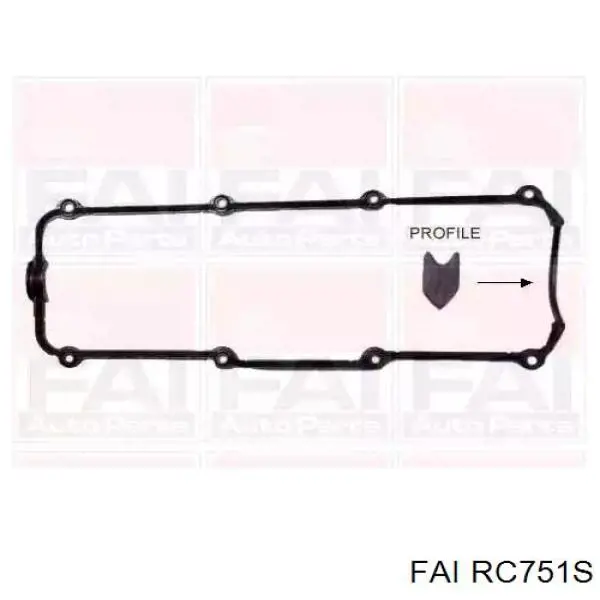 Прокладка клапанной крышки RC751S FAI