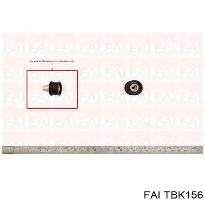 Compre TBK156 FAI Correia do mecanismo de distribuição de gás, kit