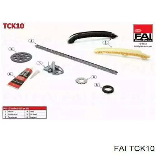 Купить TCK10 FAI Набор цепи грм