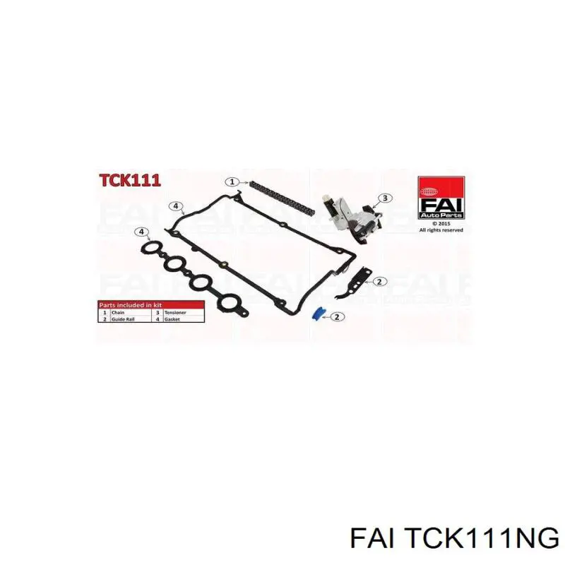 Купить TCK111NG FAI Цепь ГРМ верхняя, комплект
