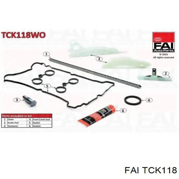 Купить TCK118 FAI Набор цепи грм