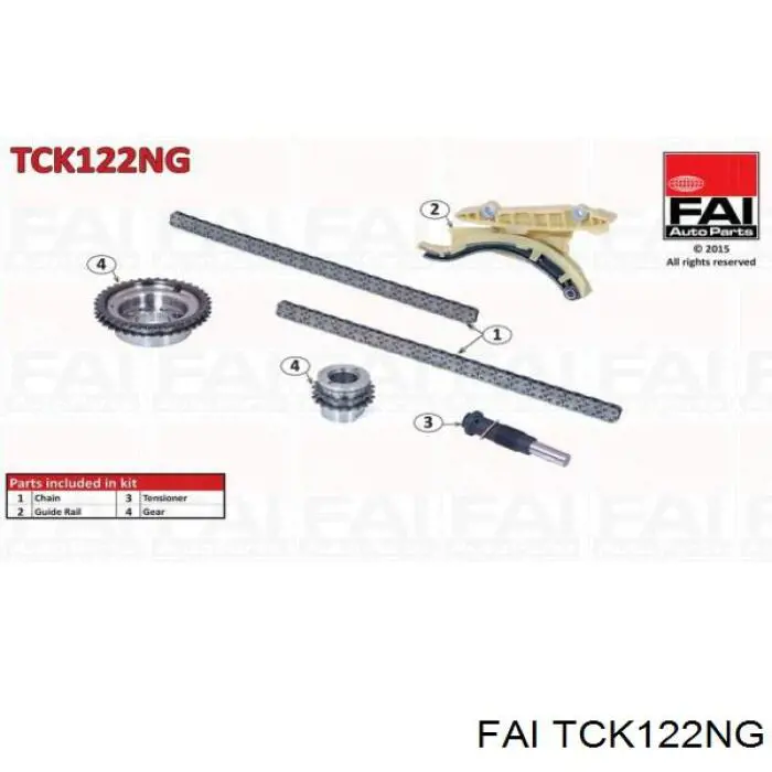 TCK122NG FAI комплект цепи грм
