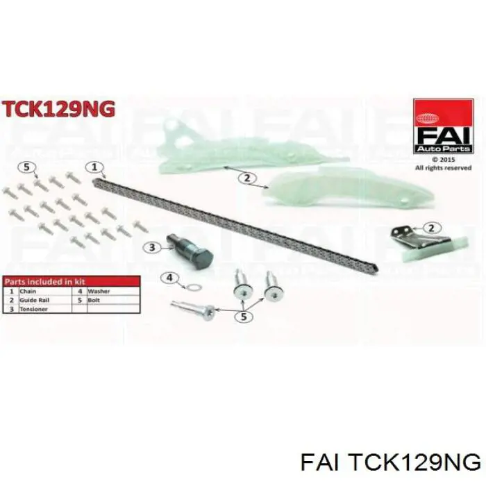 TCK129NG FAI комплект цепи грм