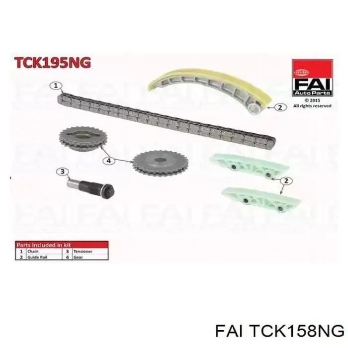 Купить TCK158NG FAI Набор цепи грм