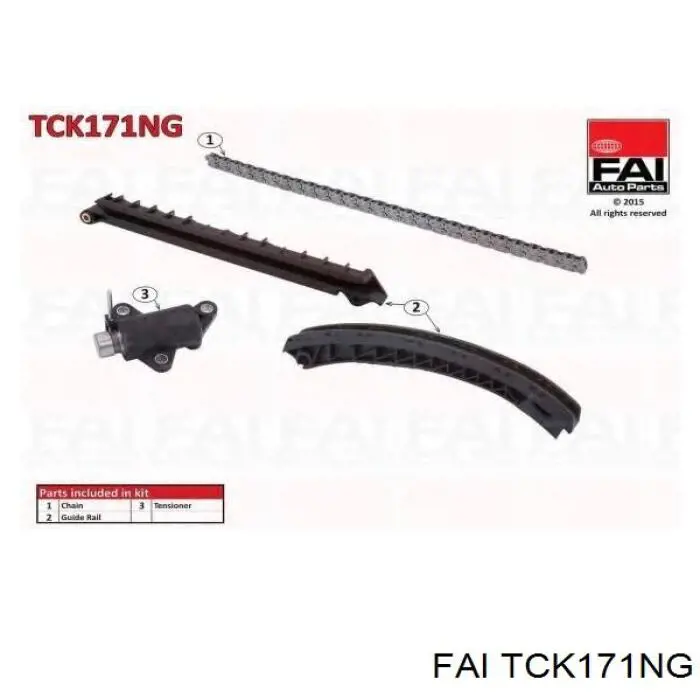 Kit de cadenas de distribución TCK171NG FAI