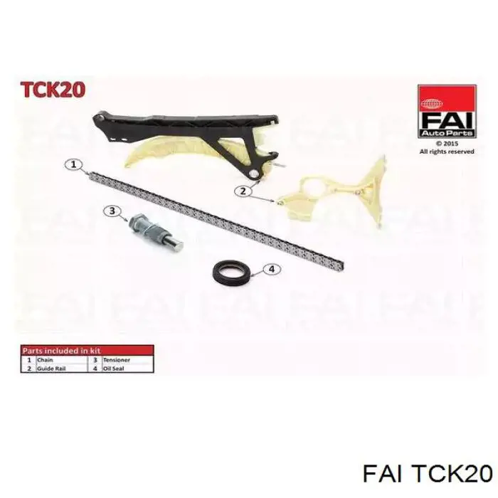 TCK20 FAI комплект цепи грм