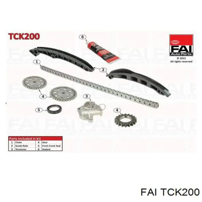 Купить TCK200 FAI Набор цепи грм