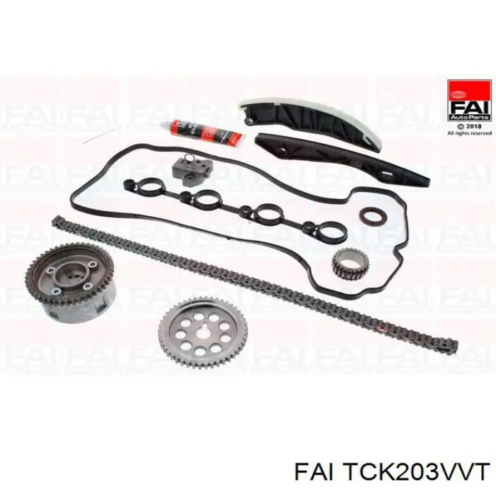 Ремкомплект ГРМ FAI TCK203VVT цена, от 288.59 USD