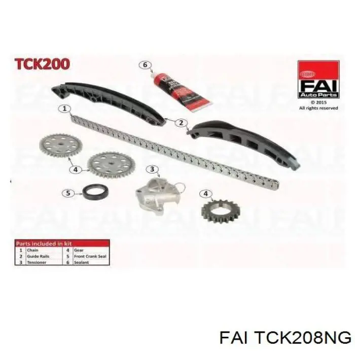 Купить TCK208NG FAI Набор цепи грм
