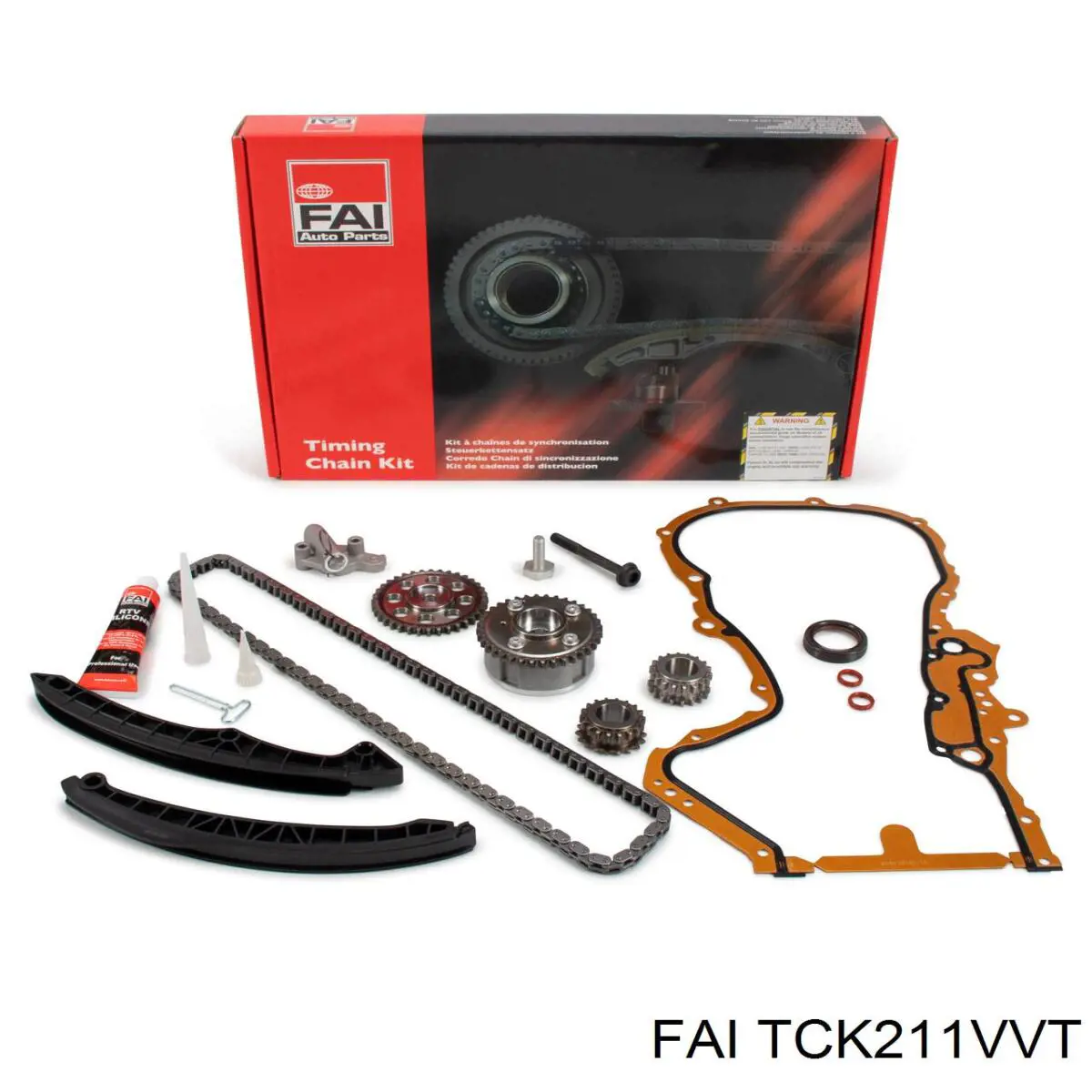Цепь ГРМ верхняя, комплект FAI TCK211VVT цена, от 259.73 USD