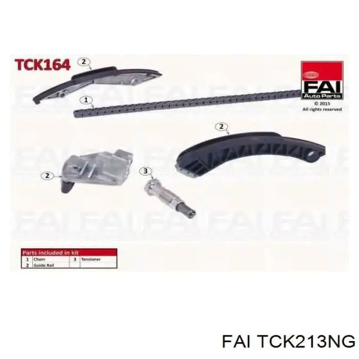 Ремкомплект ГРМ FAI TCK213NG цена, от 180.34 USD