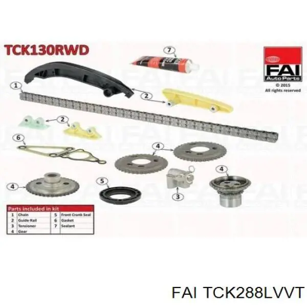 Купить SKCF074 Dolz Набор цепи грм