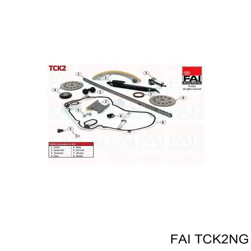 Купить TCK2NG FAI Набор цепи грм