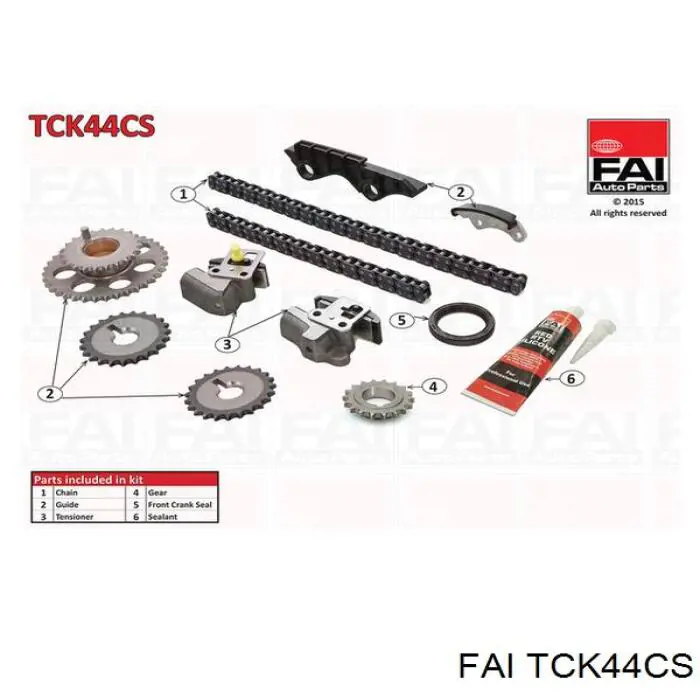TCK44CS FAI Комплект цепи