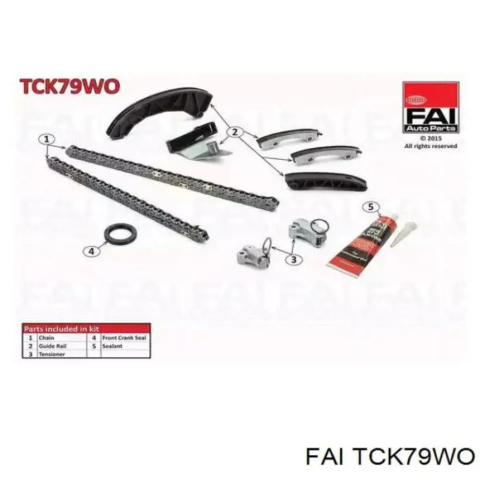 TCK79WO FAI комплект цепи грм