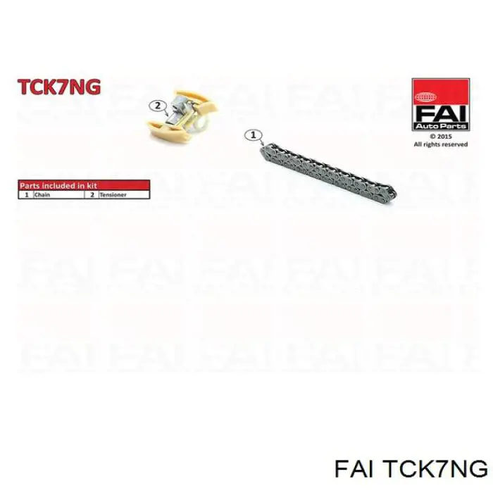 Kit de cadenas de distribución TCK7NG FAI