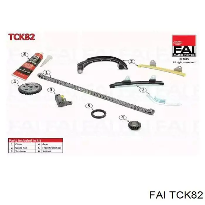 TCK82 FAI комплект цепи грм