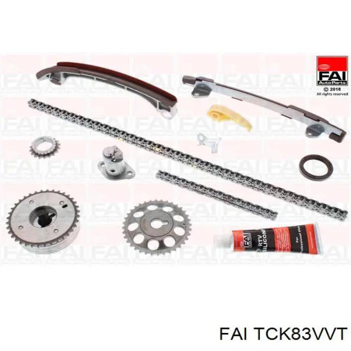 Ремкомплект ГРМ FAI TCK83VVT цена, от 233.81 USD