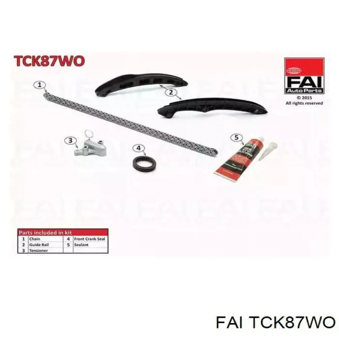 TCK87WO FAI комплект цепи грм