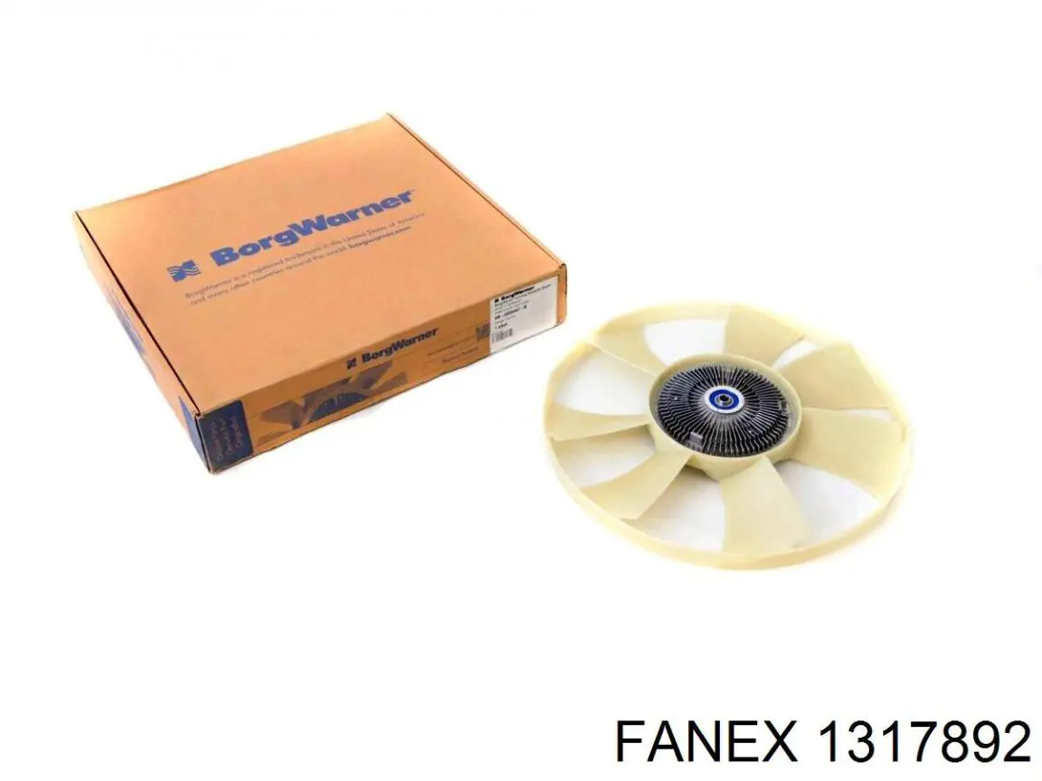 1317892 Fanex вентилятор (крыльчатка радиатора охлаждения)