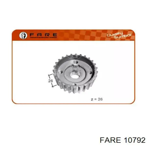 Звездочка привода коленвала 10792 Fare