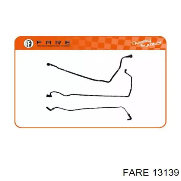 Трубка топливная, от фильтра к насосу 13139 Fare