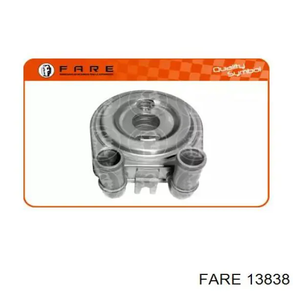 Радиатор масляный (холодильник), под фильтром 13838 Fare