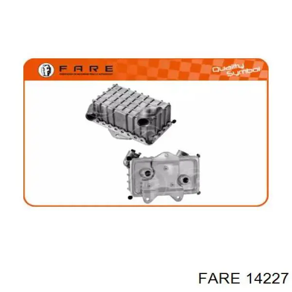 Радиатор масляный (холодильник), под фильтром 14227 Fare