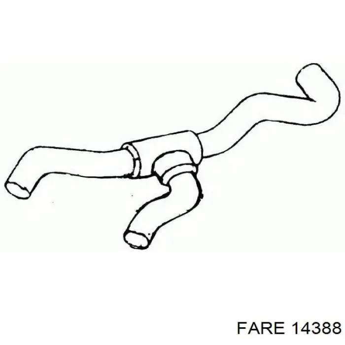 Сайлентблок задней балки (подрамника) 14388 Fare