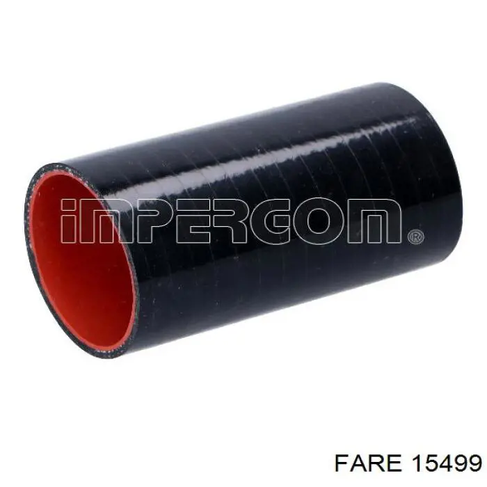 Tubo flexible de aire de sobrealimentación superior izquierdo 15499 Fare