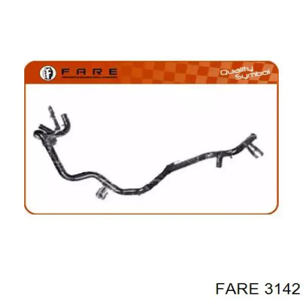 Патрубок системи охолодження 3142 Fare