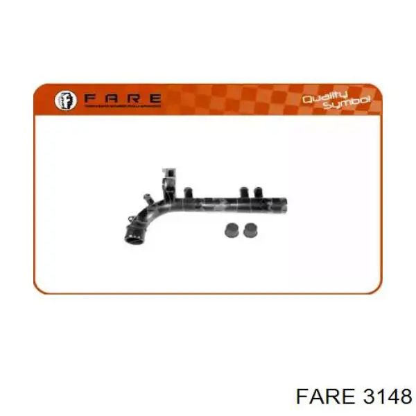 Патрубок радиатора 3148 Fare