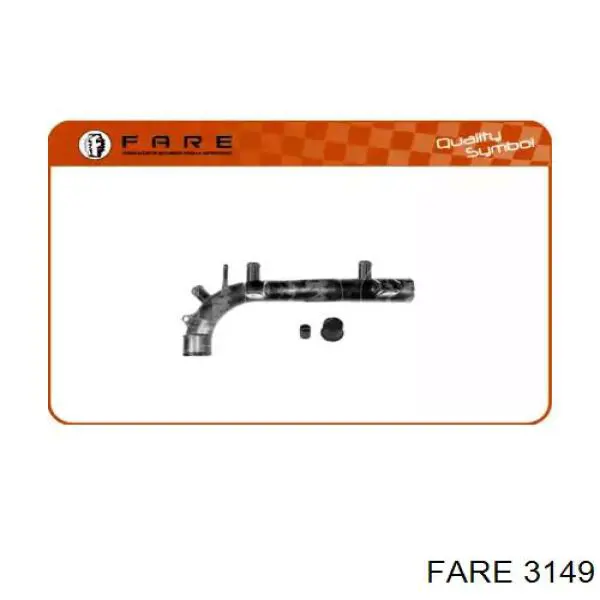 Патрубок системи охолодження 3149 Fare