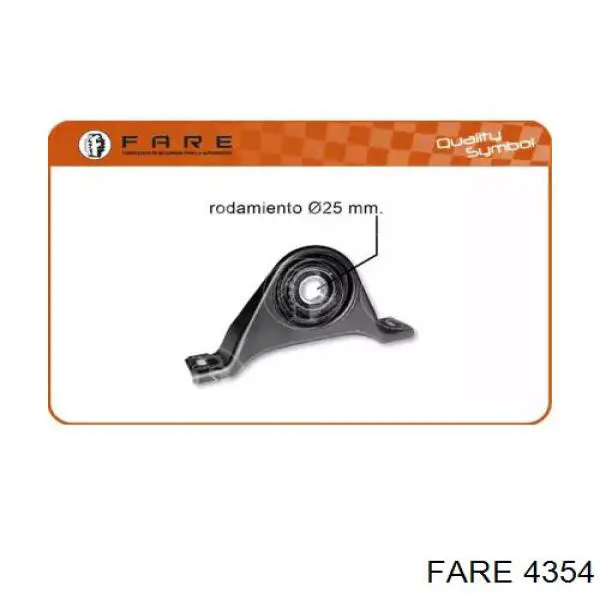 Подвесной подшипник карданного вала 4354 Fare