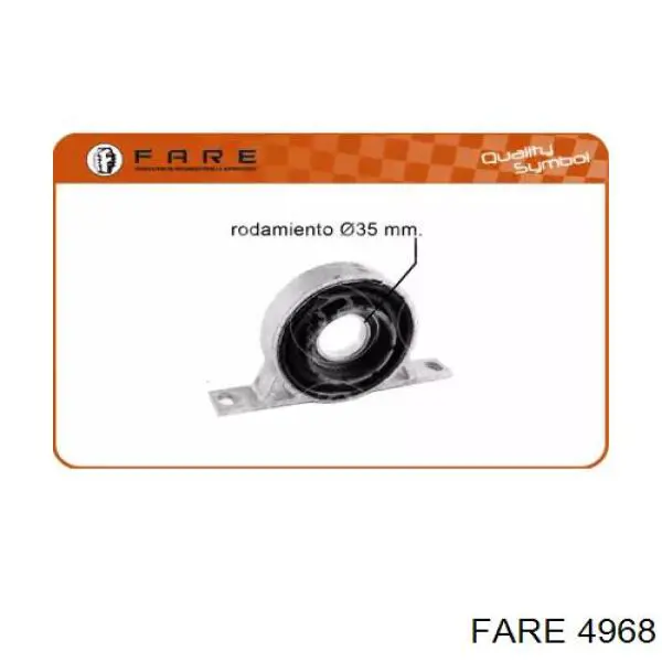 Подвесной подшипник карданного вала 4968 Fare