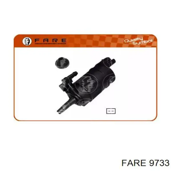 Насос-мотор омывателя стекла переднего/заднего 9733 Fare