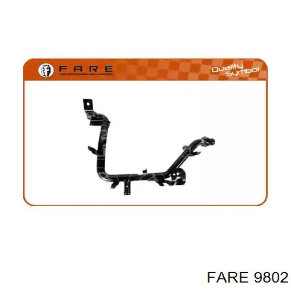 Патрубок системи охолодження 9802 Fare