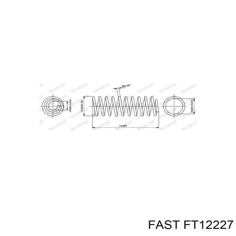 Купить FT12227 Fast Винтовая пружина подвеска
