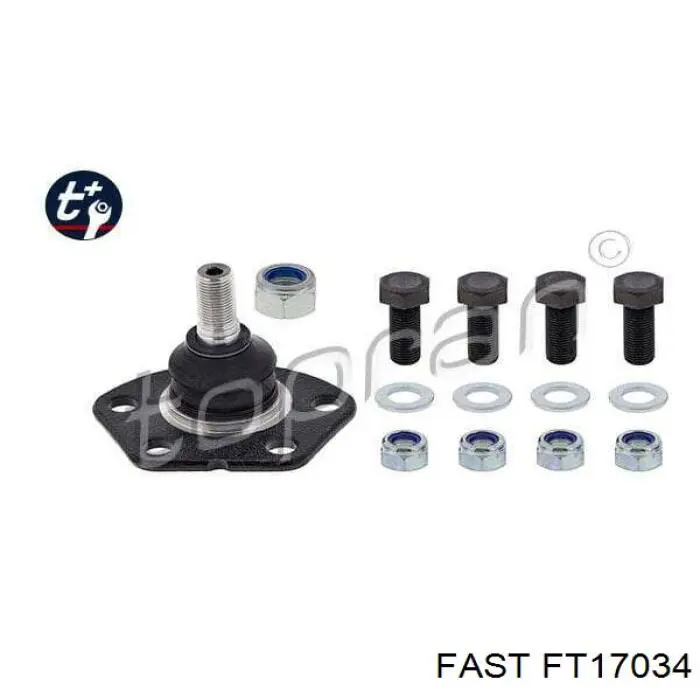 Шаровая опора, нижняя Fast FT17034 цена, от 9.08 USD