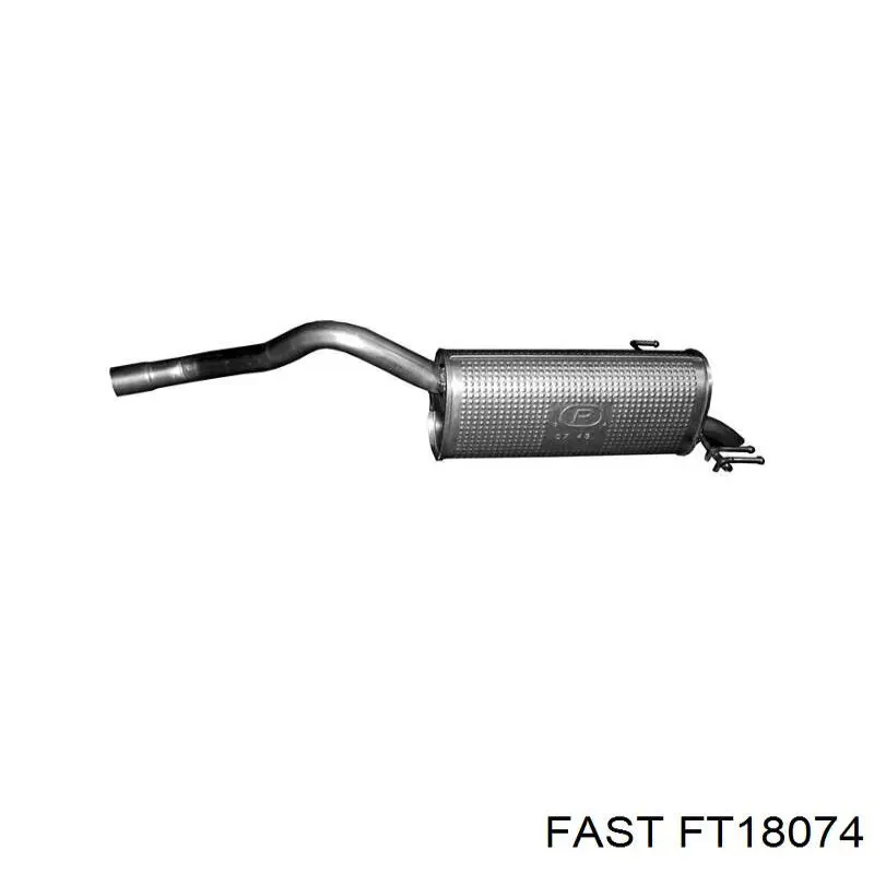 FT18074 Fast bloco silencioso dianteiro de braço oscilante traseiro longitudinal