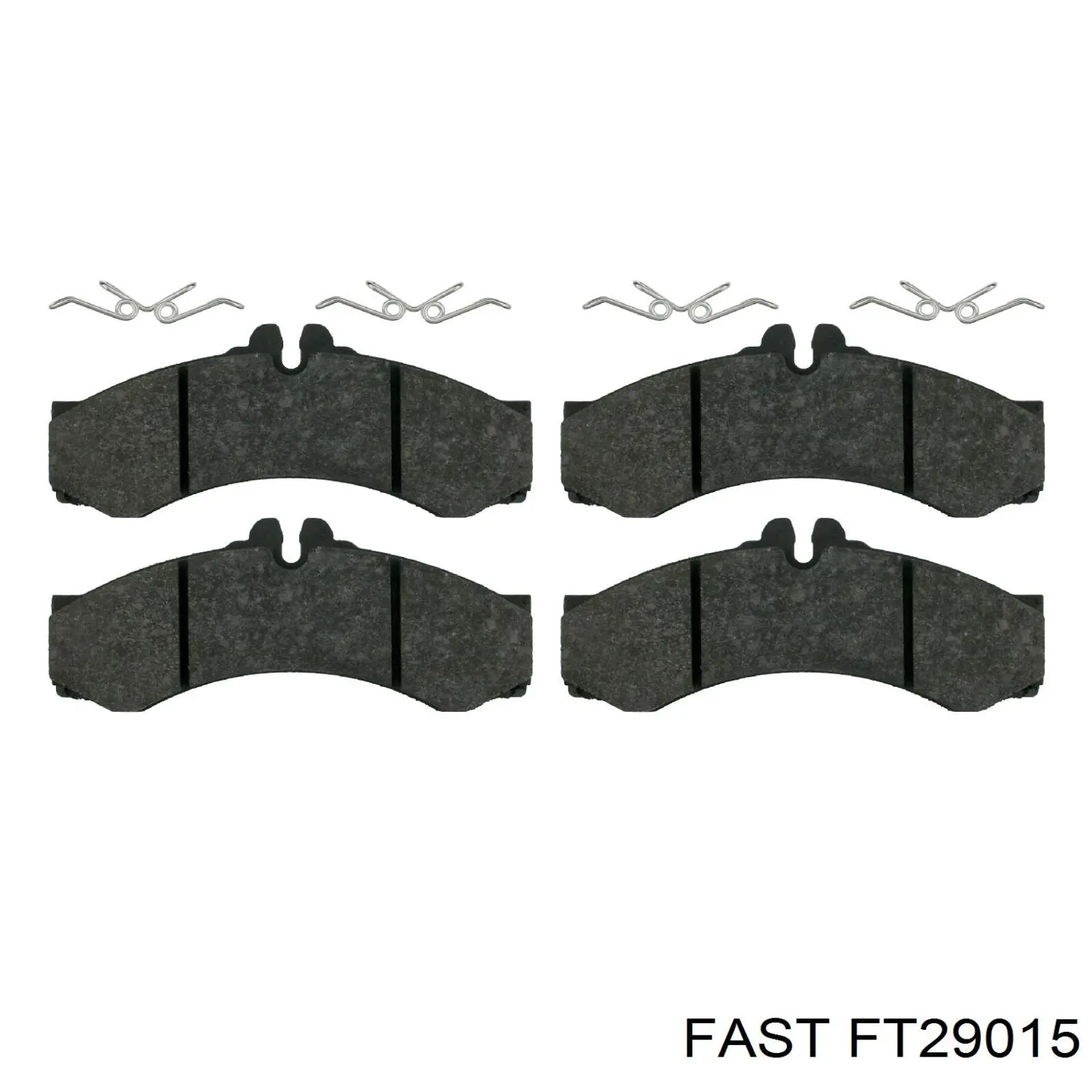 Передние тормозные колодки FT29015 Fast